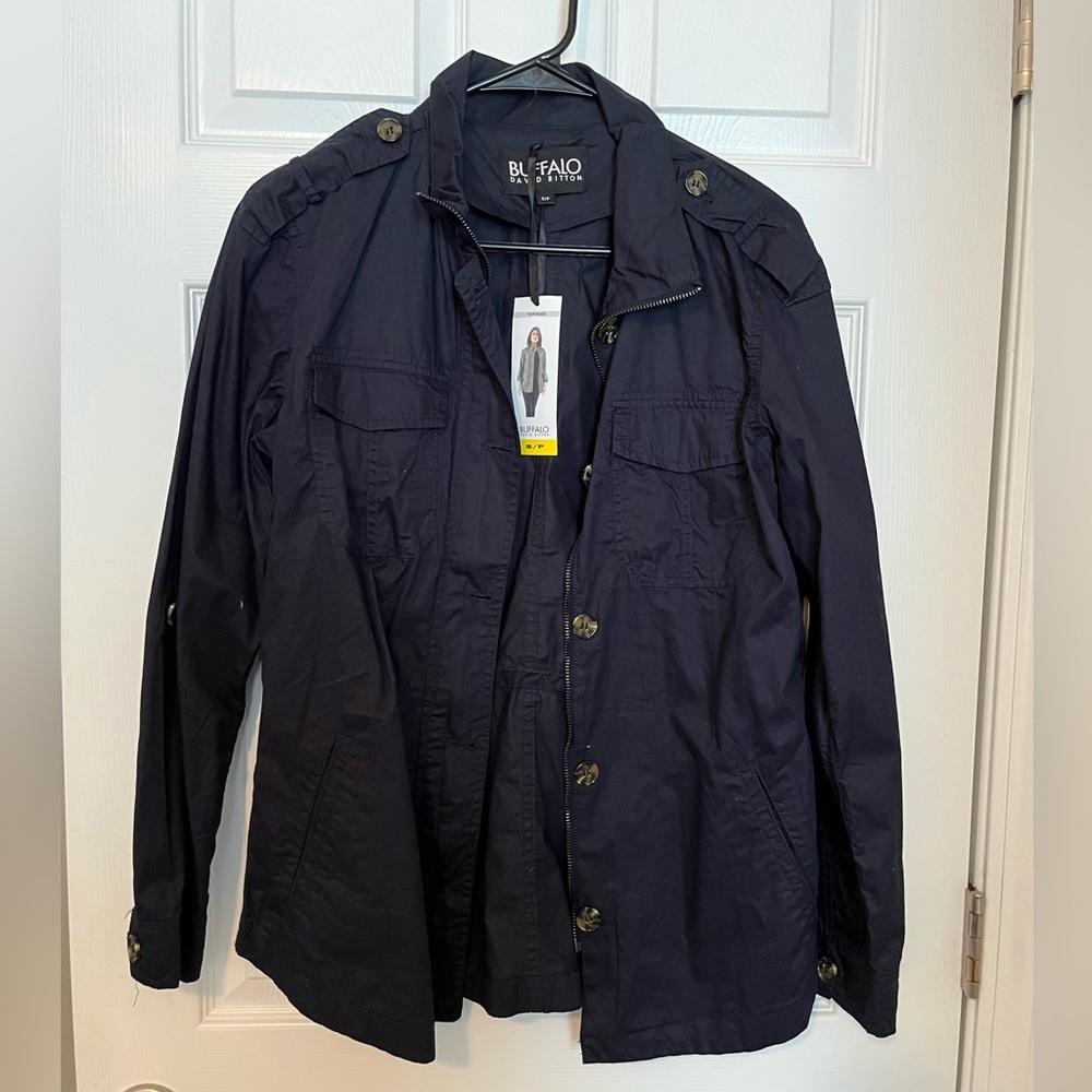 Buffalo jacket. Black. Size S